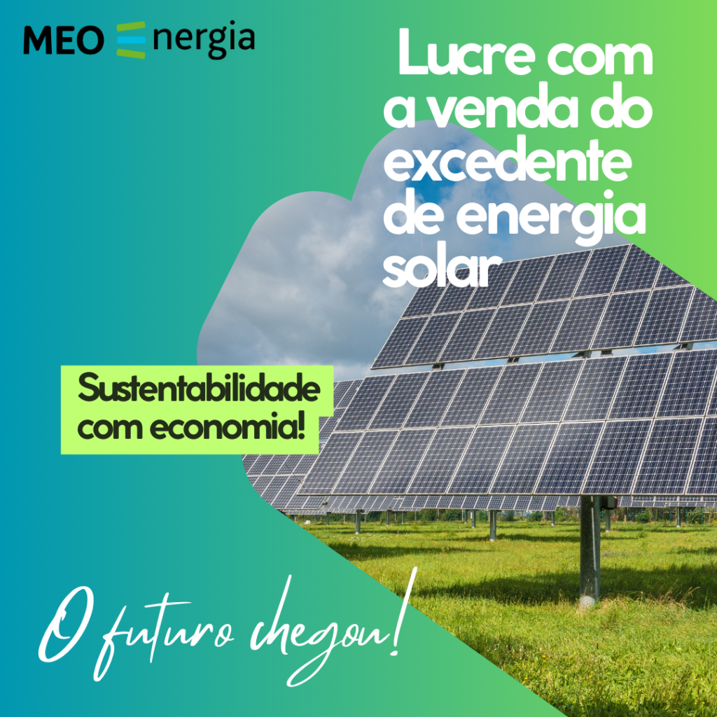 Venda do excedente com a MEO energia